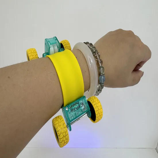 Kids Bracelet with Pull Back Car and Flashing