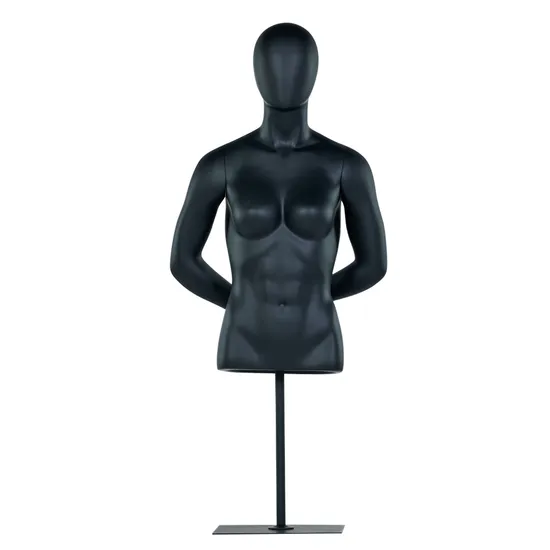 Wholesale Plus Size Female Half Body Mannequin Wooden Flexible Arms Display Clothing Store Dress Form Mannequins 