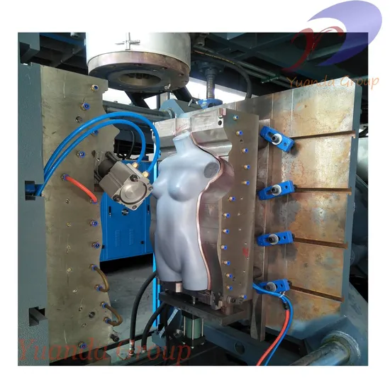 Plastic Mannequins Production on Extrusion Blow Molding Machine and Moulds Automatic Production 30L