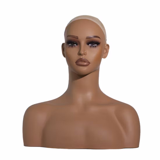 Realistic Mannequin Head for Wigs Female for Wig Display/Hat