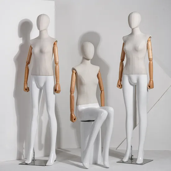 Woman Top Female Mannequins Legs Head Display Shop Manikens 