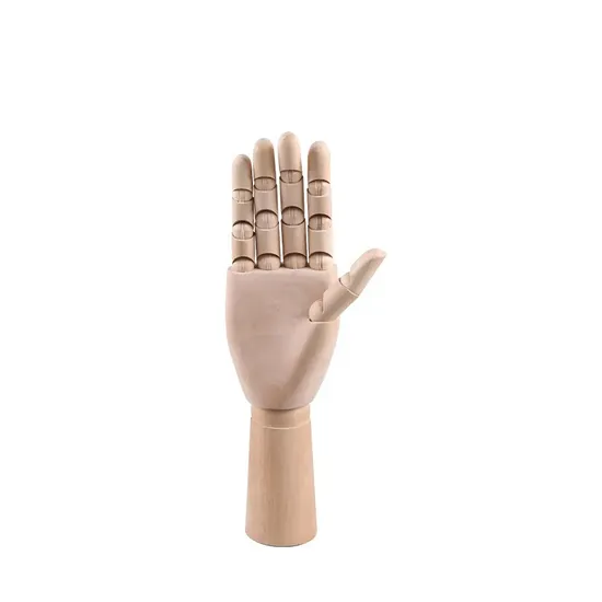 12 Inches Wooden Mannikin Hand Mannequin for Drawing and Modelling 