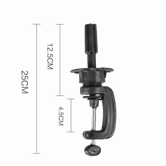 Mannequin Head Stand Cosmetology Standard Holding Clamp Stands Manicure Practice Hand Holder Adjustable Rotary Table C